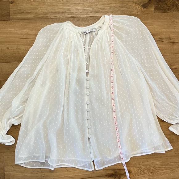 Zara white blouse - Picture 3 of 8